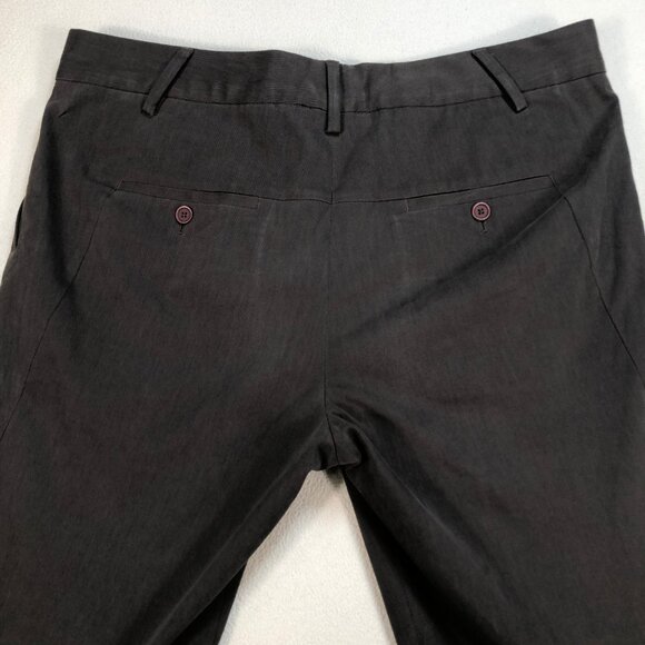 Marithe Francois Girbaud Pants Men's 36x33 Gray Brown Chinos GIR+A&F srl Italy - Picture 8 of 16